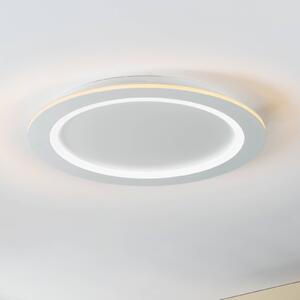EGLO connect Plafoniera smart Connect Padrogiano-Z, dimmerabile, Bianco / Opale, Soggiorno / Sala da pranzo, Metallo, Moderno