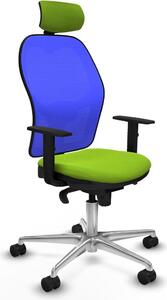 Sedia da ufficio con poggiatesta Piqueras y Crespo 1D086N2 Colore pistacchio