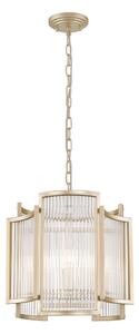 Zuma Line P0528-03A-V6AC - Lampadario a sospensione con catena SERGIO 3xE14/60W/230V oro