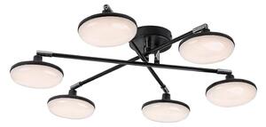 Rabalux 71063 - Lampadario a plafone LED MADI LED/24W/230V 3000K nero