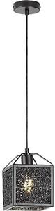 Rabalux 72217 - Lampadario a sospensione con filo SAMILO 1xE27/40W/230V nero