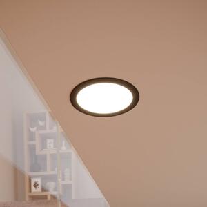 EGLO connect Smart-LED-Lampada da incasso Fueva 6-Z, nero, Ø16cm dimmerabile, Nero, Soggiorno / Sala da pranzo, Plastica, Moderno