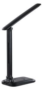 Immax 09106L - Lampada da tavolo LED dimmerabile con ricarica wireless QI LUMI LED/7W/230V nera