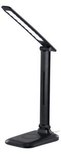 Immax 09106L - Lampada da tavolo LED dimmerabile con ricarica wireless QI LUMI LED/7W/230V nera