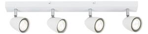 Rabalux 73022 - Faretto PERICO 4xGU10/5W/230V bianco