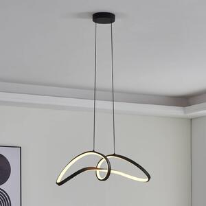 EGLO connect Lampada LED a sospensione Calarossa-Z, nero, alluminio Connect dimmerabile, Nero, Soggiorno / Sala da pranzo, Metallo, Moderno