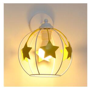 Applique per bambini STARS 1xE27/15W/230V giallo/bianco