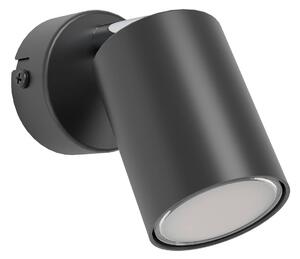 EGLO connect Faretto Adfira-Z, nero, 1-flg., acciaio dimmerabile, Nero, Soggiorno / Sala da pranzo, Metallo, Moderno