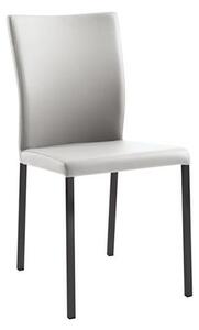 Daimo 1K, sedia, struttura nera, rivestimento crema (31507)