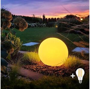Lampada LED da esterno GLOBO 1xE27/9W/230V diametro 30 cm IP44