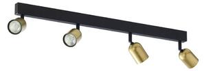 Faretto TOP 4xGU10/10W/230V oro/nero