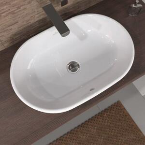 Villeroy & Boch Architectura - Lavabo da appoggio, 600x400 mm, con sfioratore, bianco alpino 5A266001