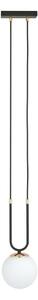 Lampadario a sospensione con filo GLAM 1xE14/10W/230V nero