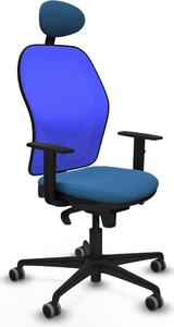 Sedia da ufficio con poggiatesta Jorquera Piqueras y Crespo 1D036G1 Blu chiaro
