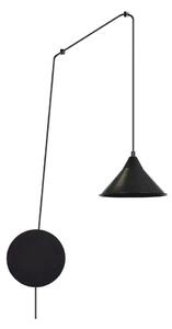 Lampadario a sospensione con filo ABRAMO 1xE27/15W/230V nero