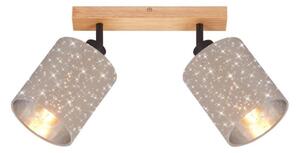 Briloner 2078-021 - Faretto SPOTLIGHT 2xE27/25W/230V beige