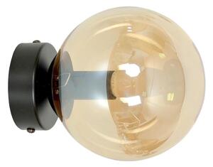 Applique ROSSI 1xE14/10W/230V nero/beige