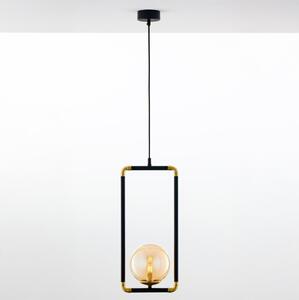 Jupiter 2024 - Lampadario a sospensione con filo ZAFRA 1xG9/10W/230V nero/oro/beige