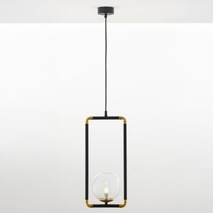 Jupiter 2023 - Lampadario a sospensione con filo ZAFRA 1xG9/10W/230V nero/oro/limpido