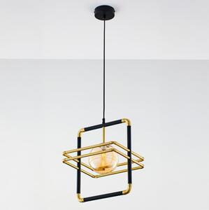 Jupiter 2025 - Lampadario a sospensione con filo FIORI 1xG9/10W/230V nero/oro/beige