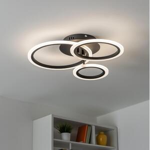 Brilagi - Lampadario a plafone LED dimmerabile ORBITS LED/40W/230V 3000-6500K nero + +TC