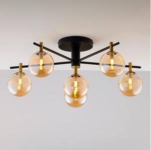 Jupiter 2033 - Lampadario a plafone FIGARO 6xG9/10W/230V nero/oro/beige