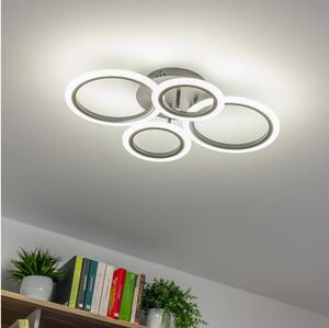 Brilagi - Lampadario a plafone LED dimmerabile ORBITS LED/50W/230V 3000-6500K antracite + +TC