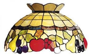 Fruit solo paralume tiffany d.55cm disegno frutta