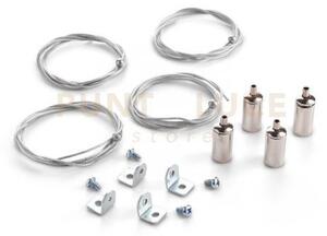 244198 kit sospensione per led panel ø 12 x h 1000 mm