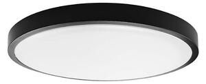 Plafoniera LED da bagno LED/18W/230V IP44 3000K diametro 25 cm nero