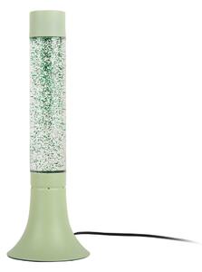 Lampada da tavolo verde con paralume in vetro (altezza totale 37,5 cm) Astro Glittler – Leitmotiv