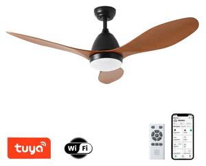 ZEVENTI - Ventilatore da soffitto LED MURO LED/18W/230V Wi-Fi Tuya + telecomando