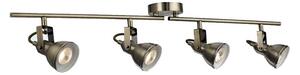 Searchlight 81544 - Faretto FOCUS 4xGU10/50W/230V ottone