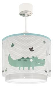 Dalber 60622 - Lampadario per bambini RHICO AND CROCO 1xE27/15W/230V