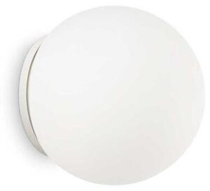 Ideal Lux Mapa Bianco AP1 D15 lampada da parete moderna in vetro soffiato bianco acidato G9