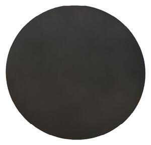 Salvapavimento Tondo Vidar Ø89 cm per Stufe a Legna o Pellet in Acciaio 2 mm Nero
