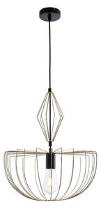 Lampadario a sospensione con filo JASMINA 1xE27/20W/230V diametro 40 cm oro