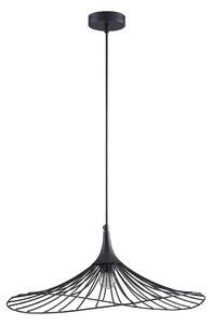 Lampadario a sospensione con filo ARIELLE 1xE27/20W/230V diametro 50 cm nero
