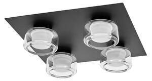 Ledvance -Plafoniera LED da bagno ORBIS FLAME 4xLED/5,5W/230V IP44 nero
