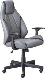 Sedia girevole Inter Link Lysander grigio, nero