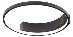 Lampada da soffitto a LED VELVET 25W 3000K 1500lm in alluminio nero, dimensioni: 8x40x40 cm, IP20, Maxlight