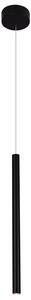 Lampada a sospensione LED ORGANIC nera 1W, bianco caldo, 360 lm, metallo, dimensioni: 190 x 2,5 x 2,5 cm, IP20, Maxlight
