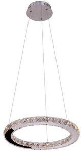 Applique LED TRIO ARC nero cromato 16W Bianco caldo 1280 lm metallo dim.: 30x60x11 cm IP44 Maxlight