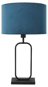 Steinhauer - lampada da tavolo - Stang - nero - metallo velluto - lampada da comodino - E27 - 4812ZW
