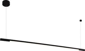 Lampadario a LED ORGANIC nero 26 W, bianco caldo 2210 lm, metallo, dimensioni: 140 x 150 x 2 cm, IP20, Maxlight