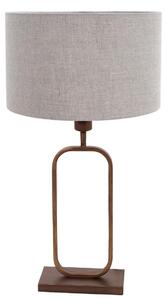 Steinhauer - lampada da tavolo - Stang - bronzo - lino metallo - lampada da comodino - E27 - 4817BR
