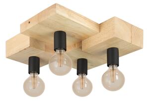 Eglo 43798 - Plafoniera HALKIN 4xE27/40W/230V