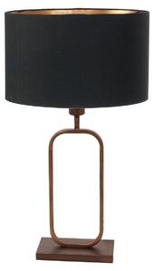 Steinhauer - lampada da tavolo - Stang - bronzo - lino metallo - lampada da comodino - E27 - 4814BR