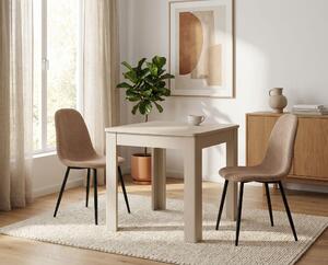 Finori Tavolo da pranzo Oslo 81A velluto 80x76,5x80 cm