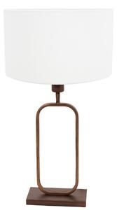 Steinhauer - lampada da tavolo - Stang - bronzo - lino metallo - lampada da comodino - E27 - 4816BR